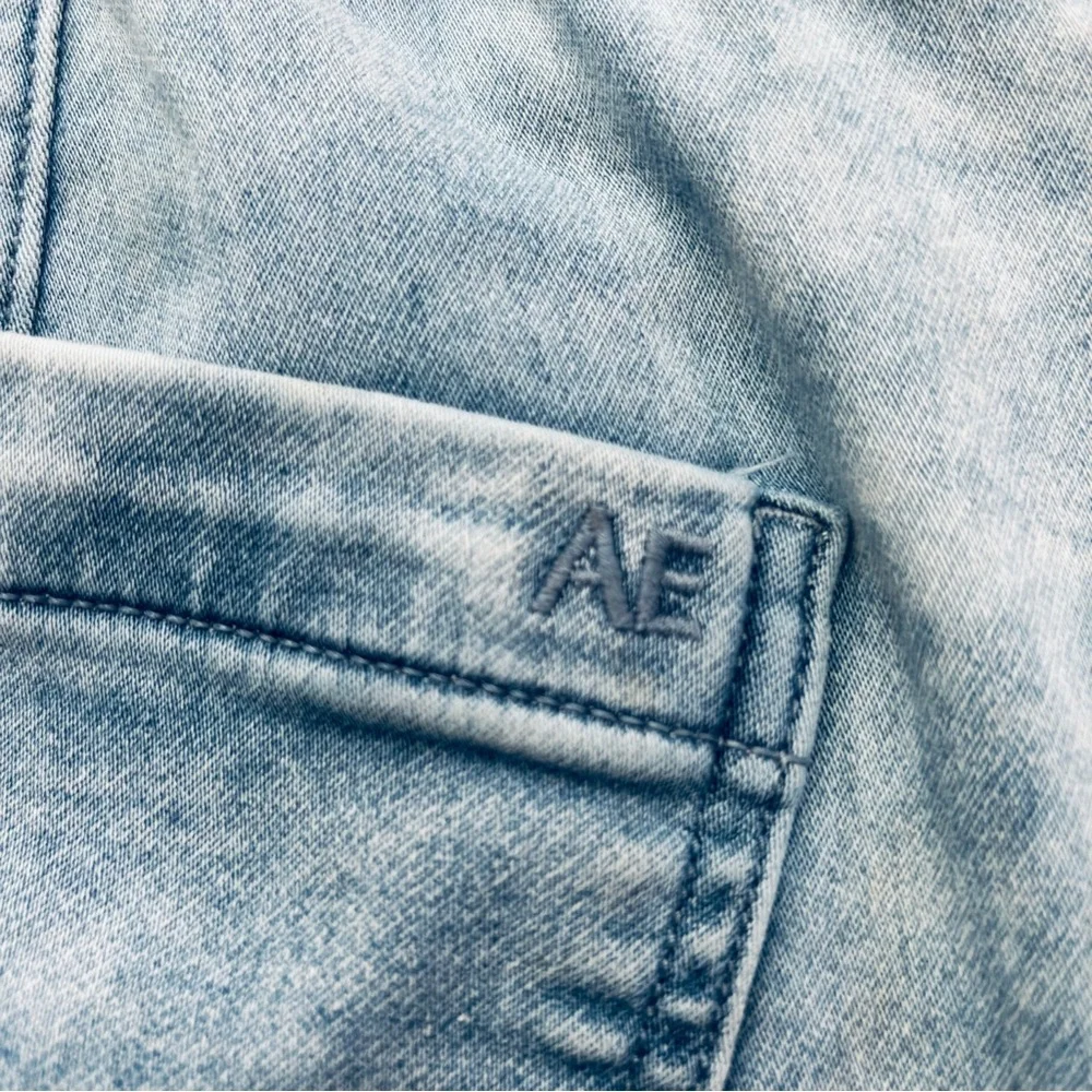 American Eagle | Cozy Next Level Stretch Denim Joggers/Jeans 22 L - Picture 6 of 12